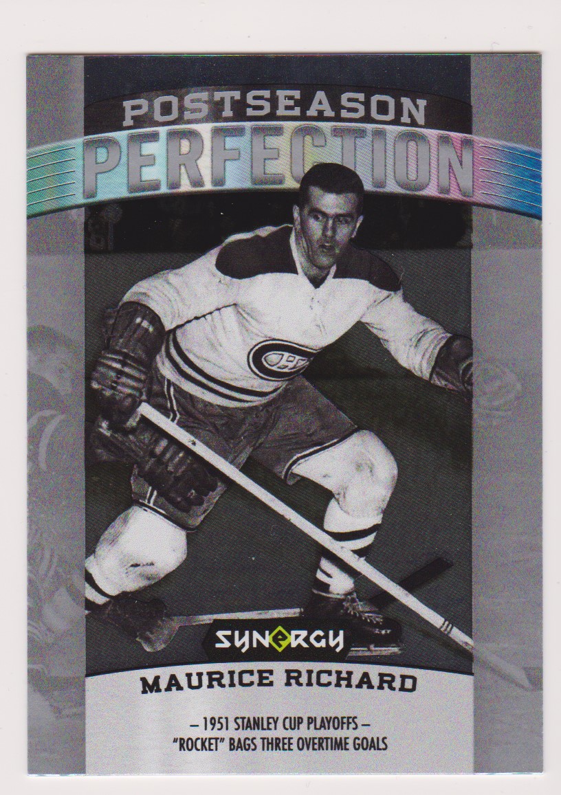 2018-19 Synergy Post Season Perfection #PS4 Maurice Richard (image for) 2018-19 Synergy Post Season Perfection #PS4 Maurice Richard